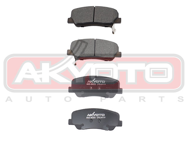 КОЛОДКИ ТОРМОЗНЫЕ ПЕРЕДНИЕ AKD-36203