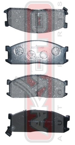 КОЛОДКИ ТОРМОЗНЫЕ ДИСКОВЫЕ ПЕРЕДНИЕ AKD-1048