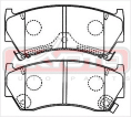 КОЛОДКИ ТОРМОЗНЫЕ ДИСКОВЫЕ ПЕРЕДНИЕ AKD-1289