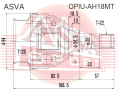 ШРУС ВНУТРЕННИЙ 25x35x22 OPIU-AH18MT