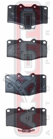 КОЛОДКИ ТОРМОЗНЫЕ ДИСКОВЫЕ ПЕРЕДНИЕ AKD-7463