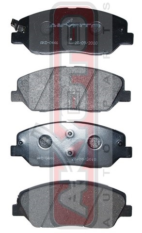 КОЛОДКИ ТОРМОЗНЫЕ ДИСКОВЫЕ ПЕРЕДНИЕ AKD-0446