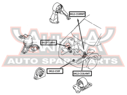 ПОДУШКА ДВИГАТЕЛЯ ЛЕВАЯ MT 0412-CS3LHMT