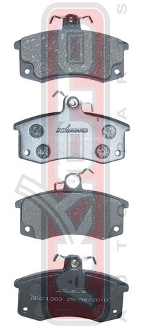 КОЛОДКИ ТОРМОЗНЫЕ ДИСКОВЫЕ ПЕРЕДНИЕ AKD-0223