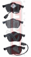КОЛОДКИ ТОРМОЗНЫЕ ДИСКОВЫЕ ПЕРЕДНИЕ AKD-1008