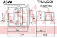 ШРУС ВНУТРЕННИЙ 30x50x34 TYIU-LC200