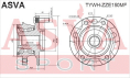 СТУПИЦА ПЕРЕДНЯЯ С МАГНИТНЫМ КОЛЬЦОМ АБС TYWH-ZZE150MF