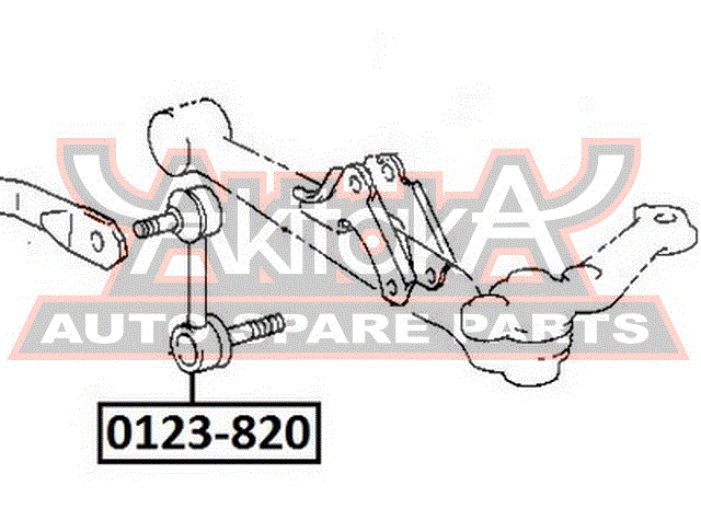 ТЯГА СТАБИЛИЗАТОРА ПЕРЕДНЯЯ 0123-820