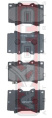 КОЛОДКИ ТОРМОЗНЫЕ ДИСКОВЫЕ ПЕРЕДНИЕ AKD-1206