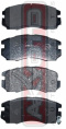 КОЛОДКИ ТОРМОЗНЫЕ ДИСКОВЫЕ ПЕРЕДНИЕ AKD-1335