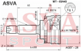 ШРУС НАРУЖНЫЙ 23x54x25 MT-03A43