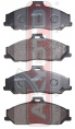 КОЛОДКИ ТОРМОЗНЫЕ ДИСКОВЫЕ ПЕРЕДНИЕ AKD-0163