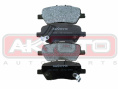 КОЛОДКИ ТОРМОЗНЫЕ ДИСКОВЫЕ ЗАДНИЕ AKD-9818