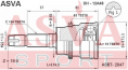 ШРУС НАРУЖНЫЙ 19x52.1x24 DH-12A48