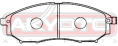 КОЛОДКИ ТОРМОЗНЫЕ ДИСКОВЫЕ ПЕРЕДНИЕ AKD-EG090