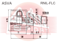 ШРУС ВНУТРЕННИЙ ЛЕВЫЙ 22x40x26 RNIL-FLC