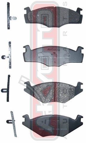 КОЛОДКИ ТОРМОЗНЫЕ ДИСКОВЫЕ ПЕРЕДНИЕ AKD-1192