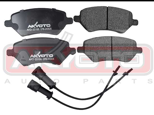 КОЛОДКИ ТОРМОЗНЫЕ ДИСКОВЫЕ ПЕРЕДНИЕ AKD-33100
