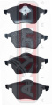 КОЛОДКИ ТОРМОЗНЫЕ ДИСКОВЫЕ ПЕРЕДНИЕ С ДАТЧИКОМ AKD-0195