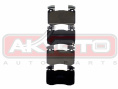 КОЛОДКИ ТОРМОЗНЫЕ ДИСКОВЫЕ ПЕРЕДНИЕ AKD-12122