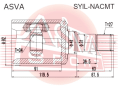 ШРУС ВНУТРЕННИЙ ЛЕВЫЙ 34x41x27 SYIL-NACMT
