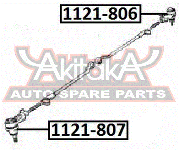 НАКОНЕЧНИК РУЛЕВОЙ ПРАВЫЙ 1121-806