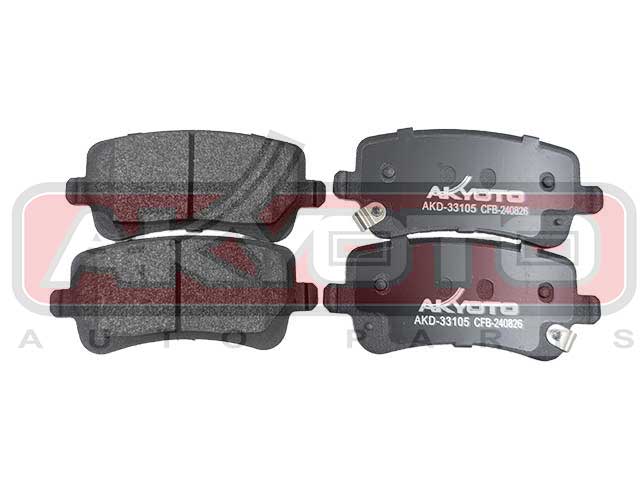 КОЛОДКИ ТОРМОЗНЫЕ ДИСКОВЫЕ ЗАДНИЕ AKD-33105