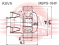 ШРУС КАРДАННОГО ВАЛА 30X81 MBPS-164F