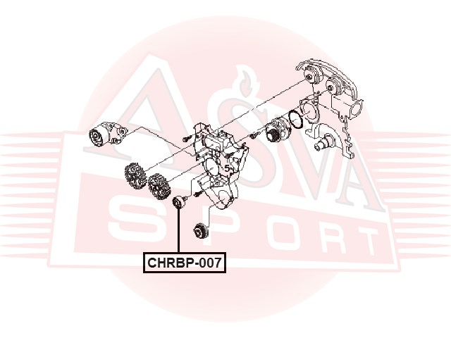 РОЛИК ОБВОДНОЙ CHRBP-007