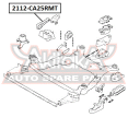 ПОДУШКА КОРОБКИ СКОРОСТЕЙ MT 2112-CA25RMT