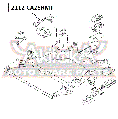 ПОДУШКА КОРОБКИ СКОРОСТЕЙ MT 2112-CA25RMT