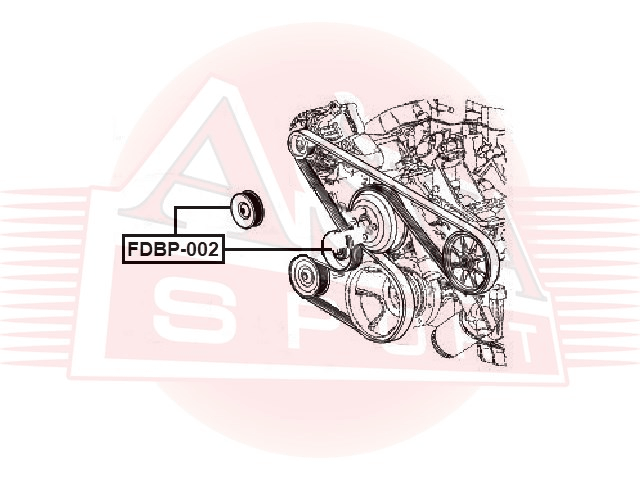 РОЛИК ОБВОДНОЙ FDBP-002