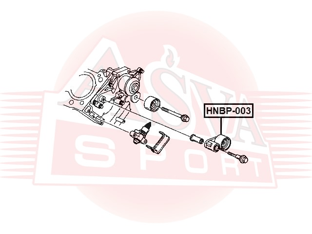 РОЛИК НАТЯЖНОЙ HNBP-003