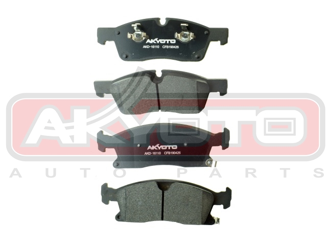 КОЛОДКИ ТОРМОЗНЫЕ ДИСКОВЫЕ ПЕРЕДНИЕ AKD-16110