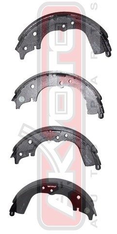 КОЛОДКИ ТОРМОЗНЫЕ БАРАБАННЫЕ ЗАДНИЕ AKS-2330