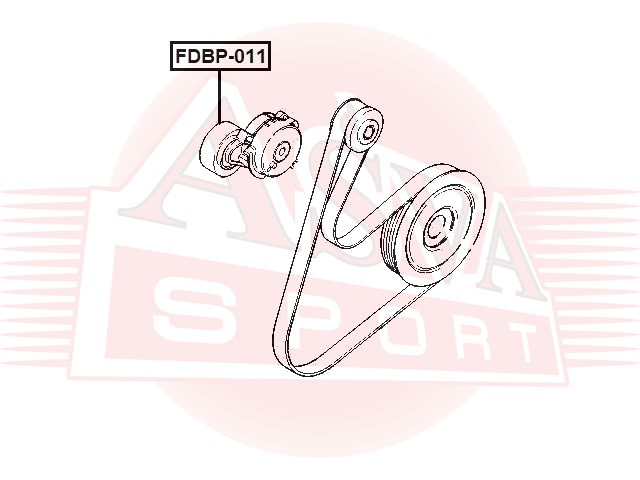 РОЛИК НАТЯЖНОЙ FDBP-011