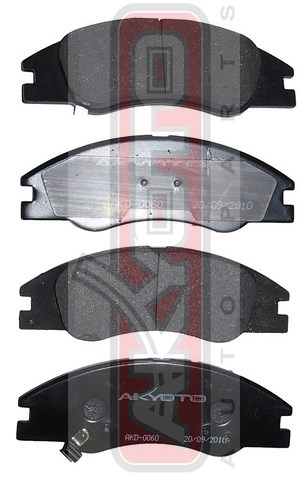 КОЛОДКИ ТОРМОЗНЫЕ ДИСКОВЫЕ ПЕРЕДНИЕ AKD-0060