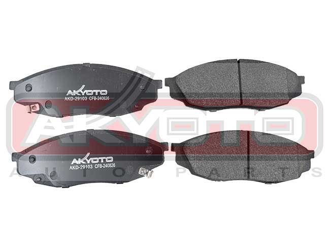 КОЛОДКИ ТОРМОЗНЫЕ ДИСКОВЫЕ ПЕРЕДНИЕ AKD-29103