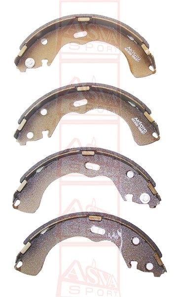 КОЛОДКИ ТОРМОЗНЫЕ БАРАБАННЫЕ ЗАДНИЕ AKS-05202
