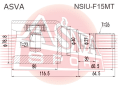 ШРУС ВНУТРЕННИЙ 23X40X26 NSIU-F15MT
