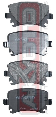 КОЛОДКИ ТОРМОЗНЫЕ ДИСКОВЫЕ ЗАДНИЕ AKD-0349