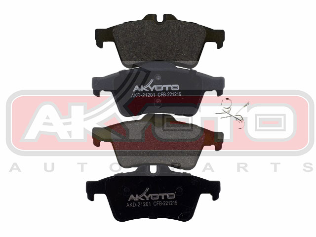КОЛОДКИ ТОРМОЗНЫЕ ДИСКОВЫЕ ЗАДНИЕ AKD-21201