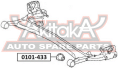 САЙЛЕНТБЛОК ЗАДНЕЙ БАЛКИ 0101-433