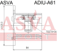 ШРУС ВНУТРЕННИЙ 34x123 (OEM-исполнение) ADIU-A61