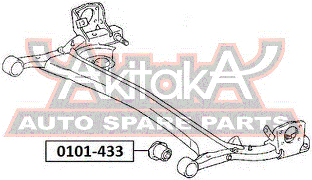 САЙЛЕНТБЛОК ЗАДНЕЙ БАЛКИ 0101-433