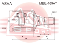 ШРУС ВНУТРЕННИЙ 25X38X27 MEIL-169AT