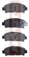 КОЛОДКИ ТОРМОЗНЫЕ ДИСКОВЫЕ ПЕРЕДНИЕ AKD-1156