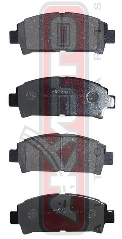 КОЛОДКИ ТОРМОЗНЫЕ ДИСКОВЫЕ ПЕРЕДНИЕ AKD-1156