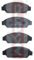 КОЛОДКИ ТОРМОЗНЫЕ ДИСКОВЫЕ ПЕРЕДНИЕ AKD-1260