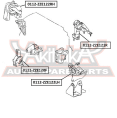 ПОДУШКА ДВИГАТЕЛЯ ПРАВАЯ ГИДРАВЛИЧЕСКАЯ 0112-ZZE122RH